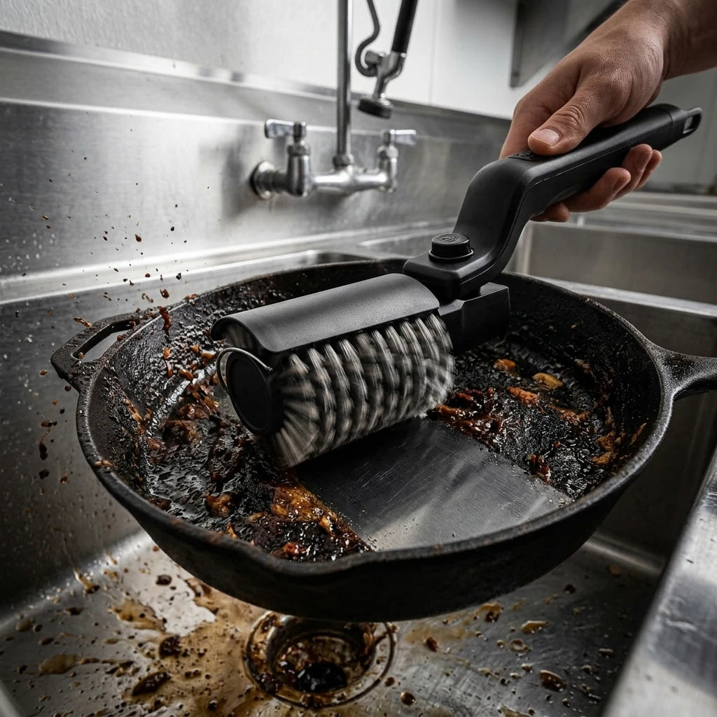 Electric BBQ Grill Brush Cleaner